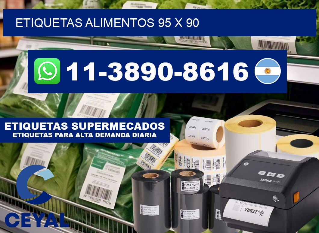 etiquetas alimentos 95 x 90