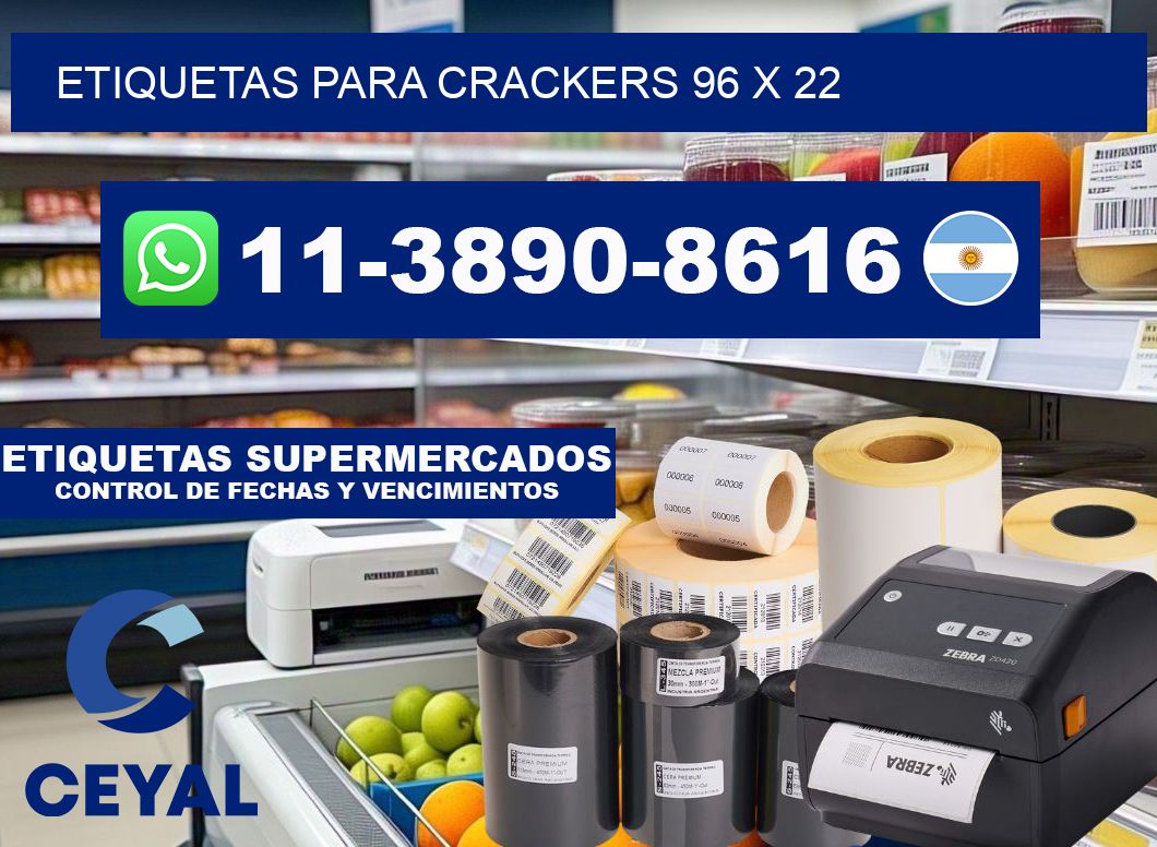 etiquetas para Crackers 96 x 22