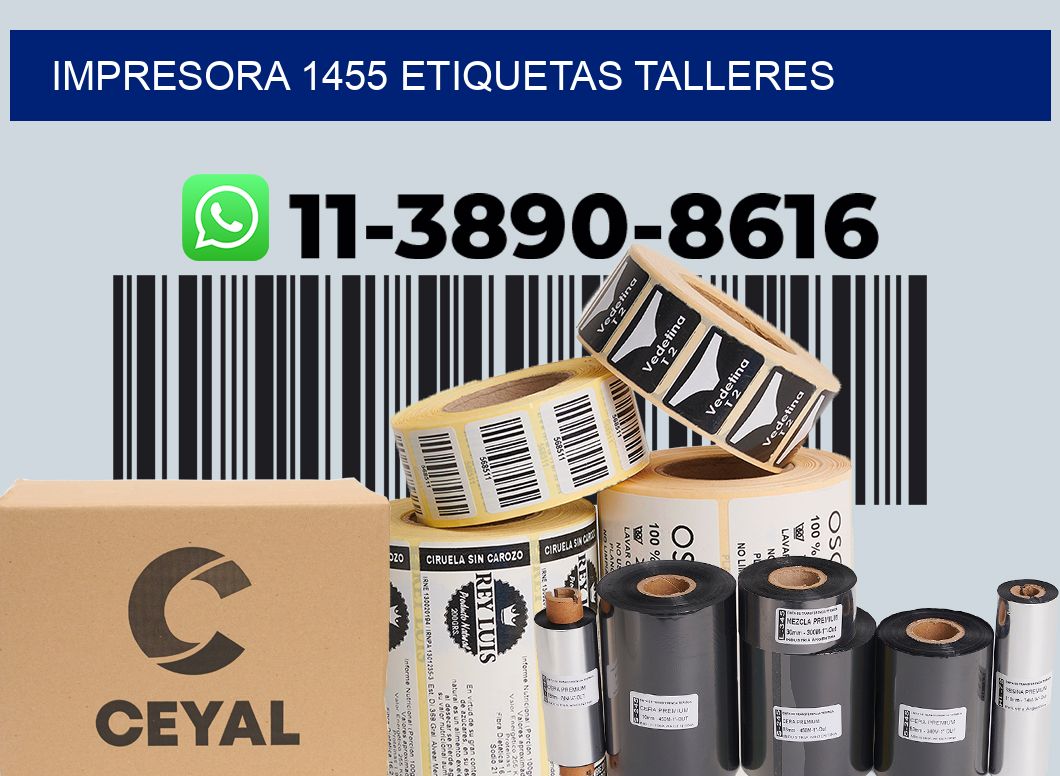 impresora 1455 etiquetas talleres