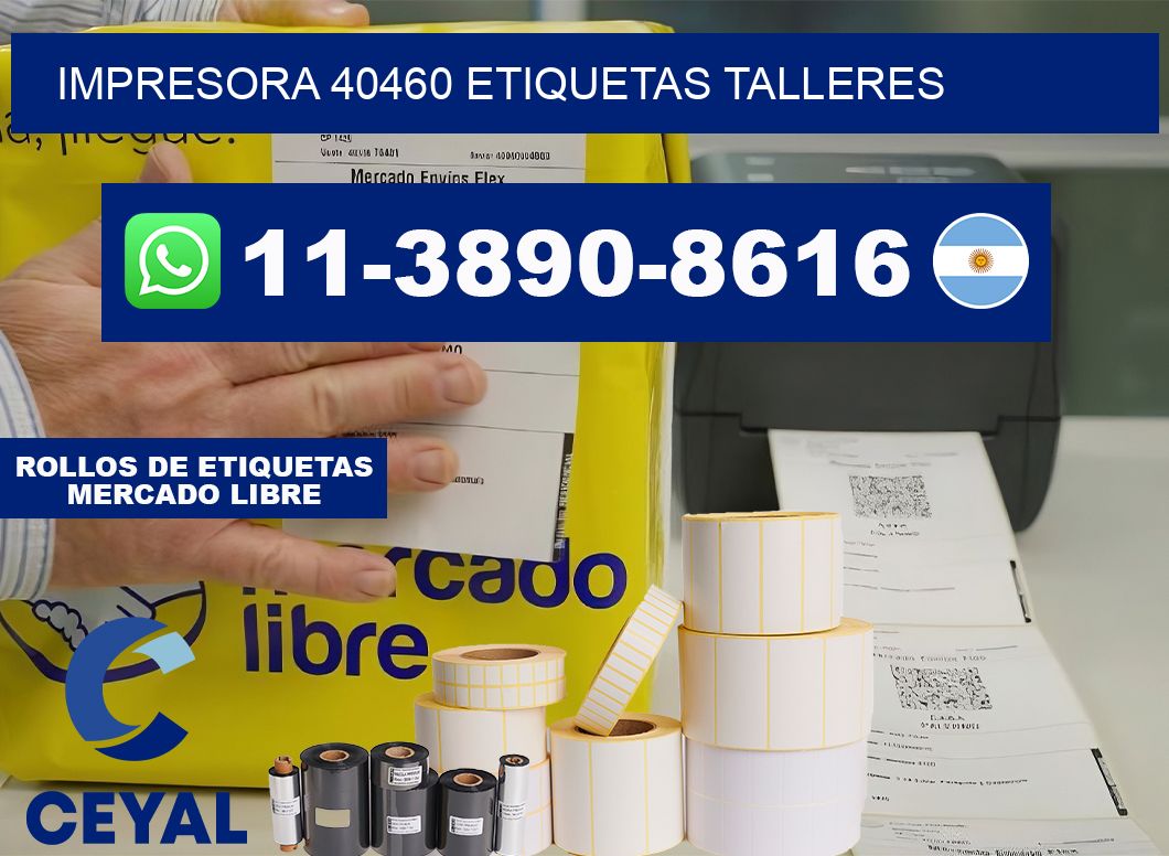 impresora 40460 etiquetas talleres