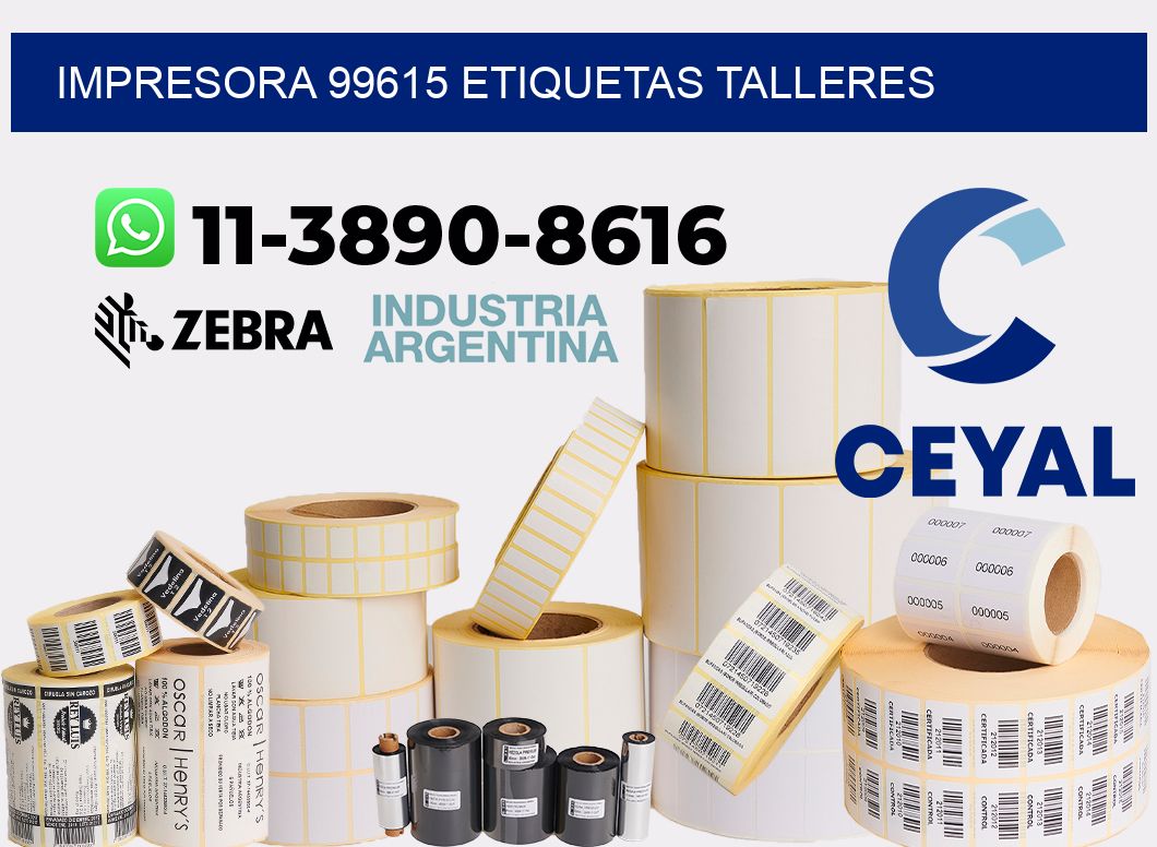 impresora 99615 etiquetas talleres
