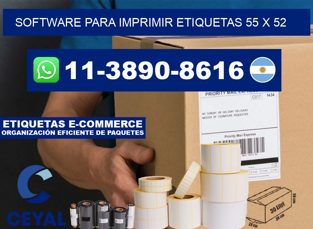 software para imprimir etiquetas 55 x 52