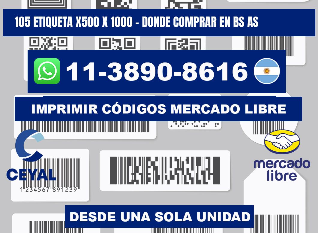 105 etiqueta x500 x 1000 - Donde Comprar en bs as