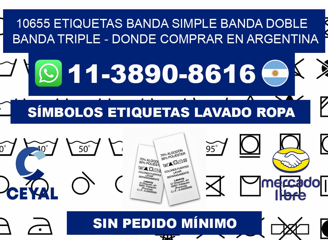 10655 etiquetas banda simple banda doble banda triple - Donde Comprar en Argentina