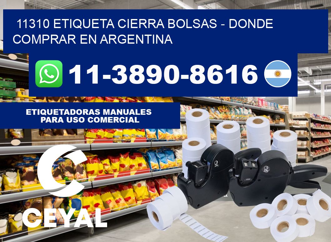 11310 etiqueta Cierra Bolsas - Donde Comprar en Argentina