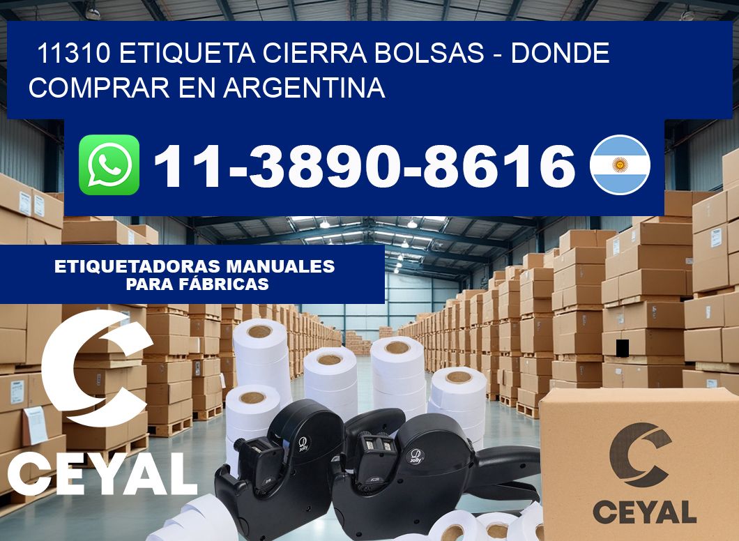 11310 etiqueta Cierra Bolsas – Donde Comprar en Argentina