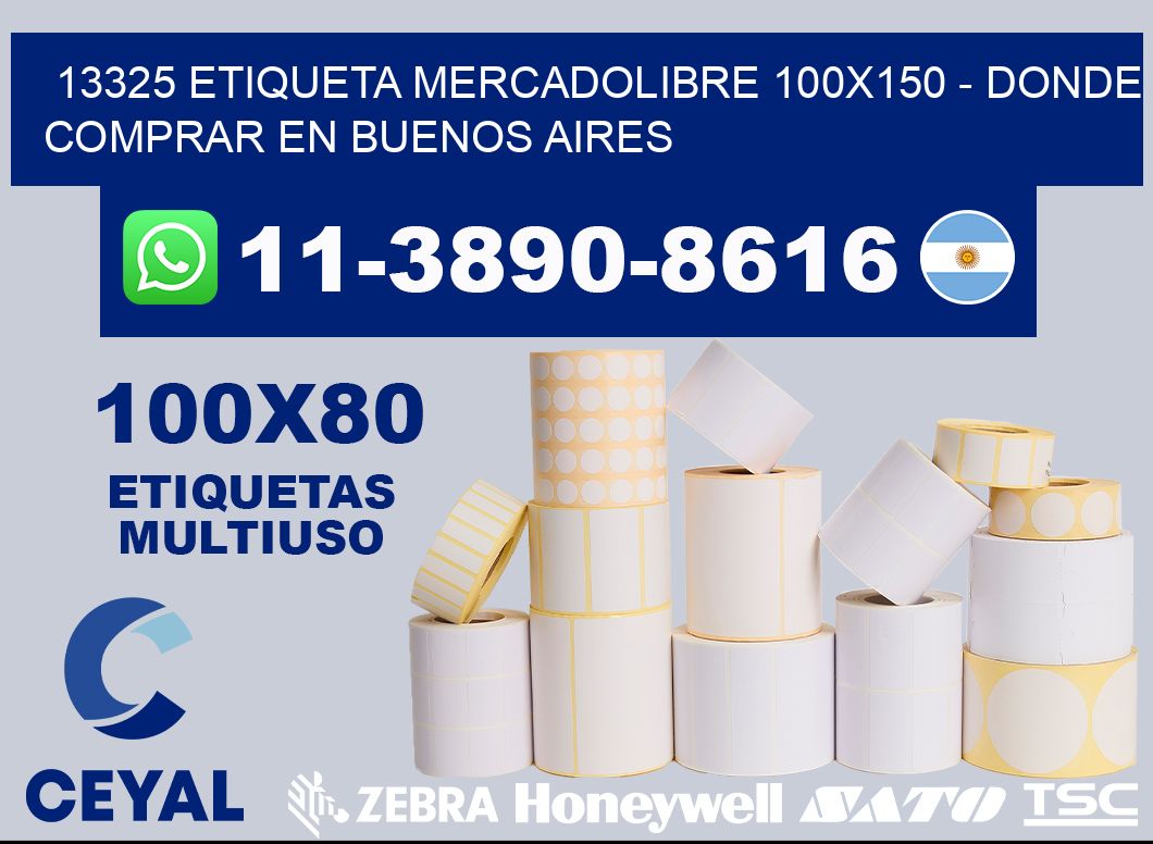 13325 etiqueta MercadoLibre 100x150 - Donde Comprar en Buenos Aires