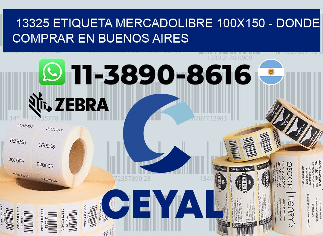 13325 etiqueta MercadoLibre 100x150 - Donde Comprar en Buenos Aires