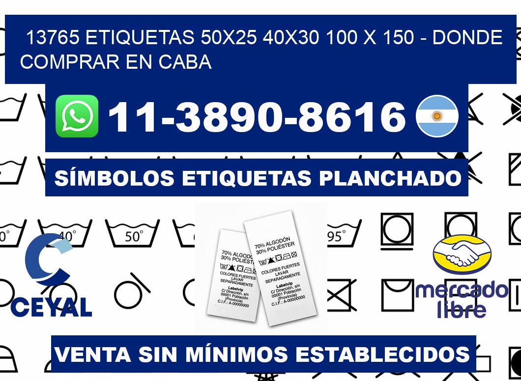 13765 etiquetas 50x25 40x30 100 x 150 - Donde Comprar en Caba
