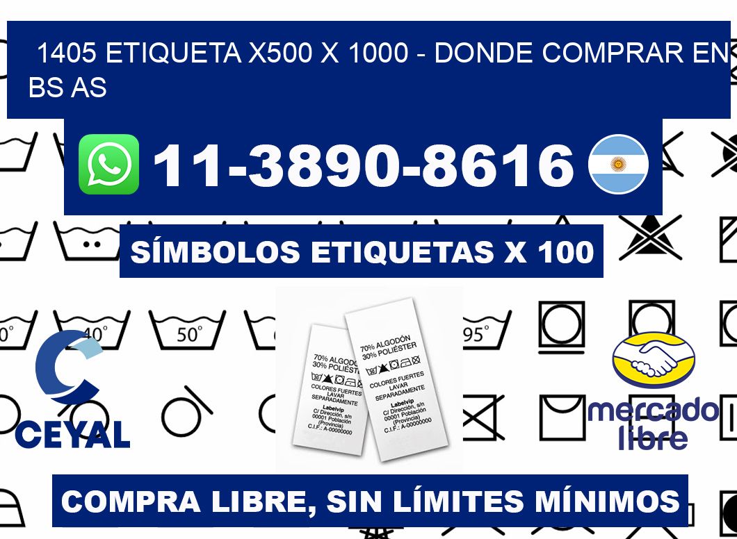 1405 etiqueta x500 x 1000 - Donde Comprar en bs as