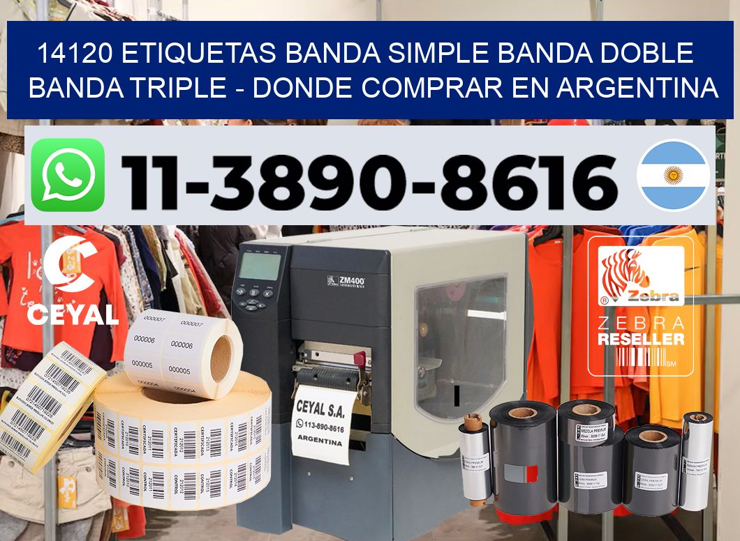 14120 etiquetas banda simple banda doble banda triple – Donde Comprar en Argentina