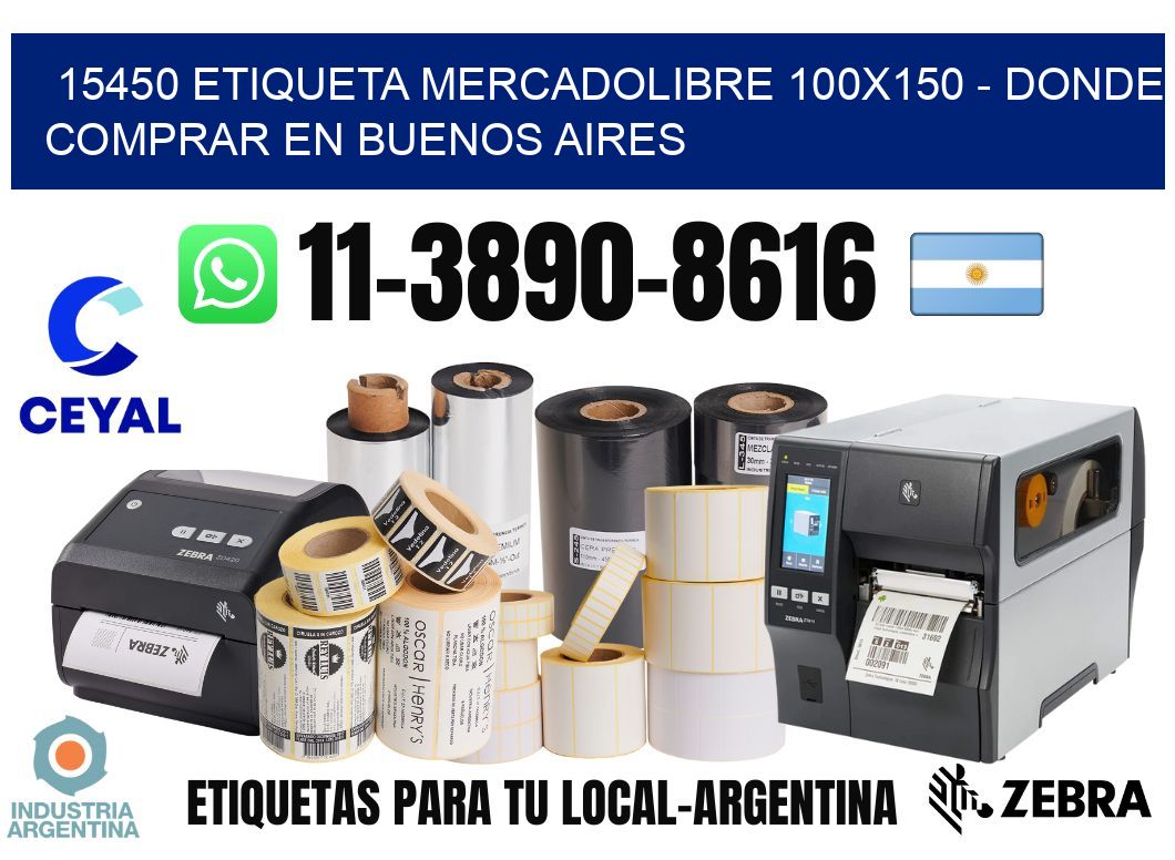 15450 etiqueta MercadoLibre 100x150 - Donde Comprar en Buenos Aires