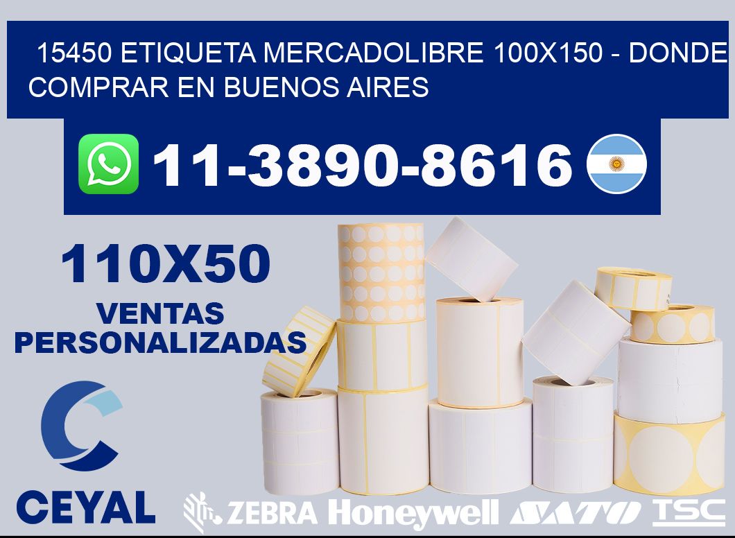 15450 etiqueta MercadoLibre 100x150 - Donde Comprar en Buenos Aires