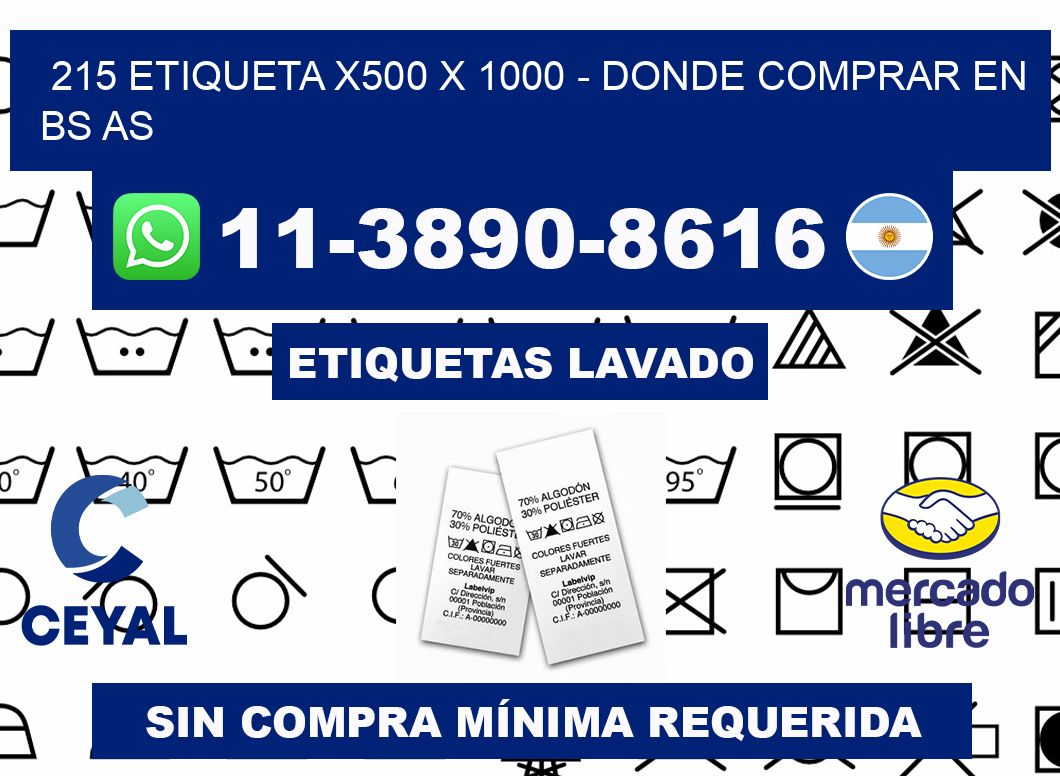 215 etiqueta x500 x 1000 - Donde Comprar en bs as