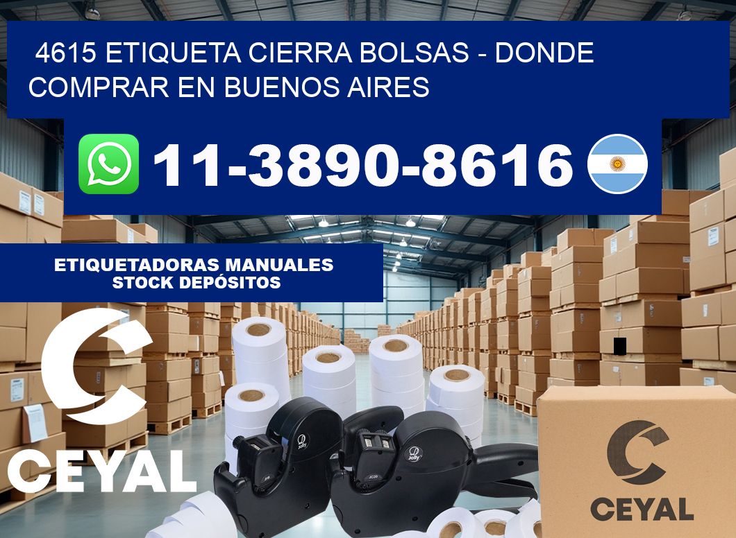 4615 etiqueta Cierra Bolsas – Donde Comprar en Buenos Aires