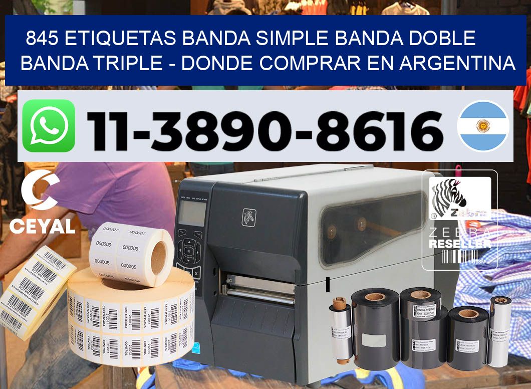 845 etiquetas banda simple banda doble banda triple – Donde Comprar en Argentina
