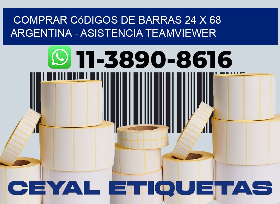 Comprar códigos de barras 24 x 68 argentina - asistencia teamviewer