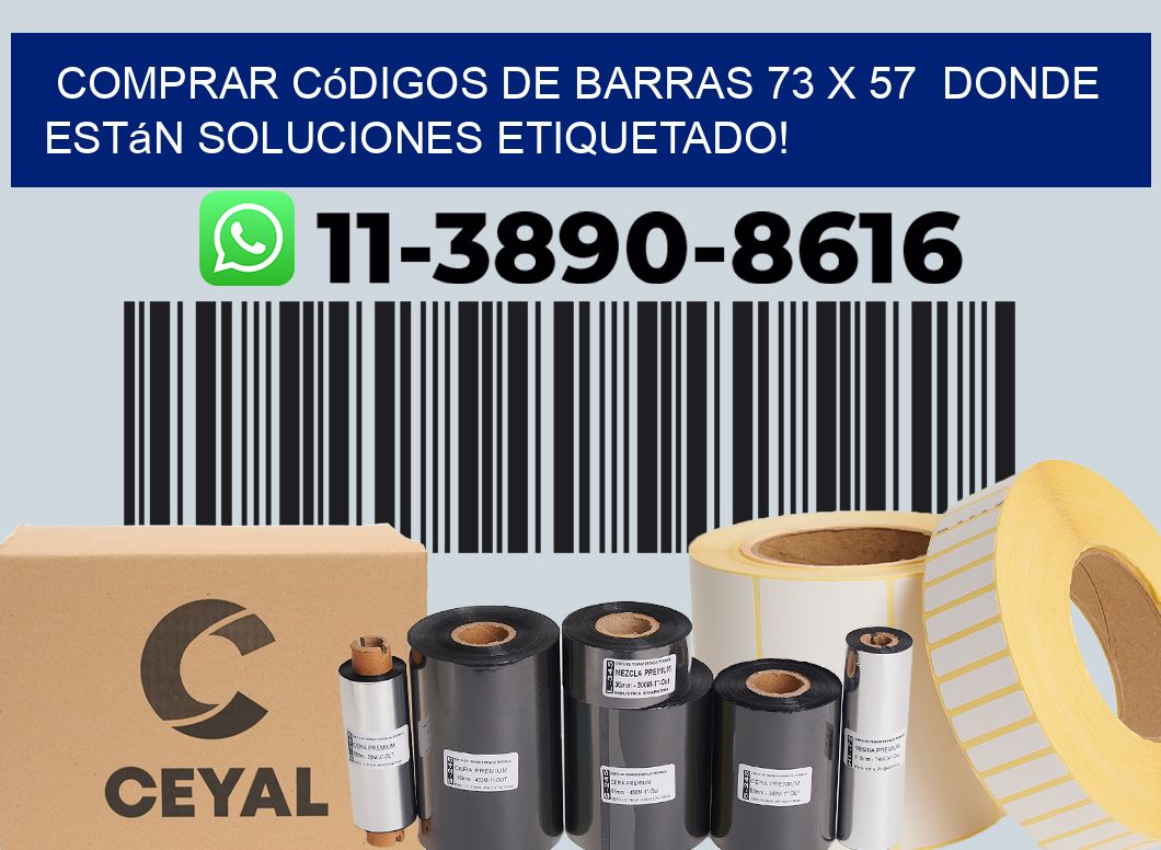 Comprar códigos de barras 73 x 57  donde están soluciones etiquetado!