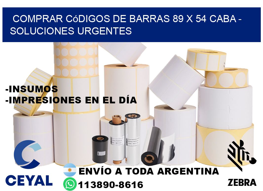 Comprar códigos de barras 89 x 54 CABA - soluciones urgentes