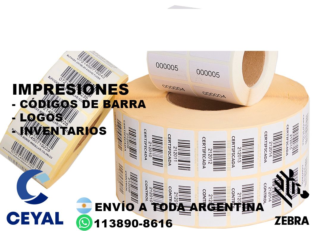 Donde Comprar etiquetas 47 x 51 en BELGRANO? Buenos Aires - Stock permanente