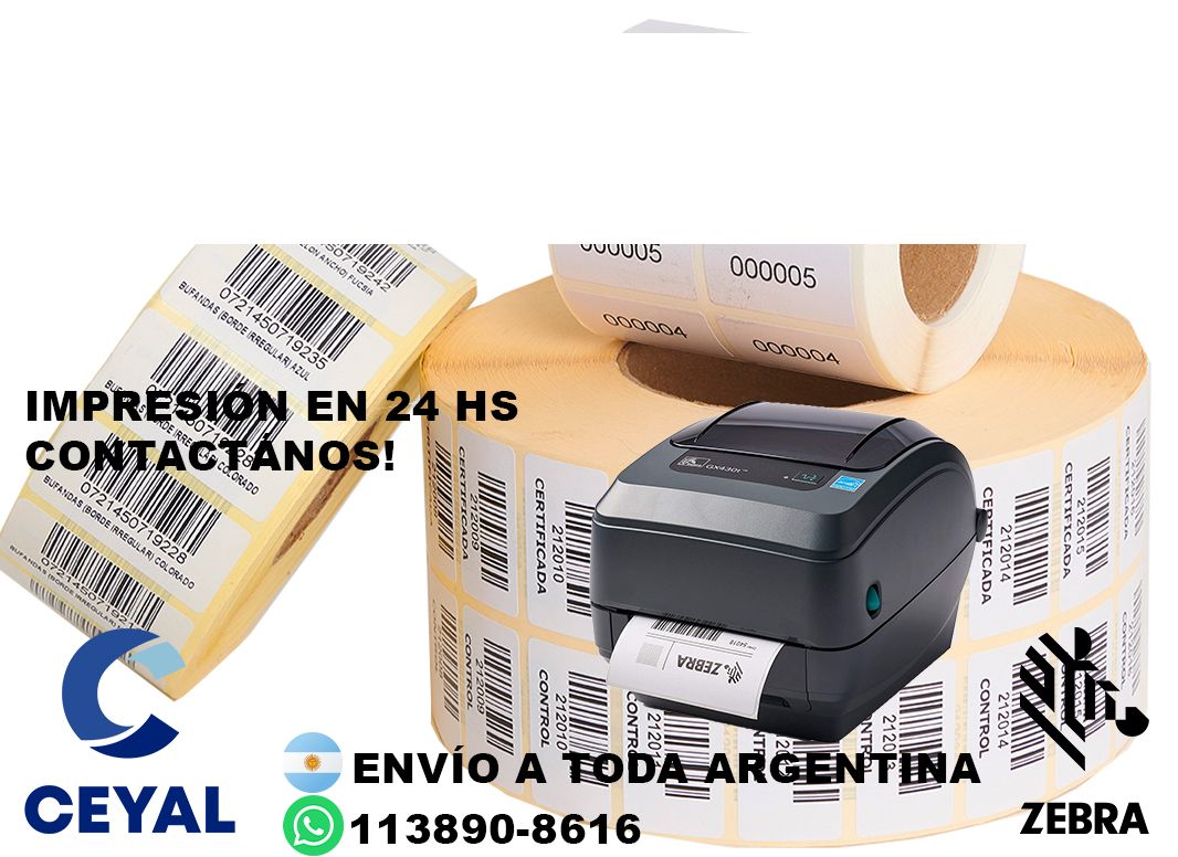Donde Comprar etiquetas 95 x 39 en AGRONOMIA? Buenos Aires - Stock permanente