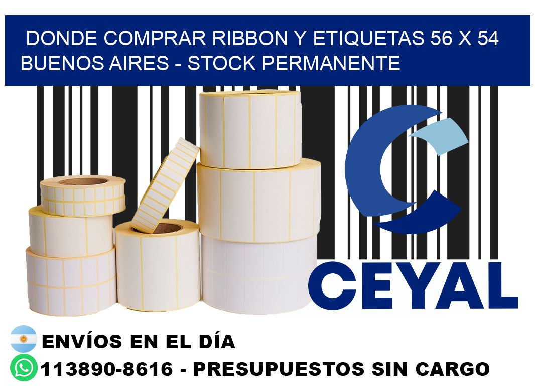 Donde Comprar ribbon y etiquetas 56 x 54 Buenos Aires - Stock permanente