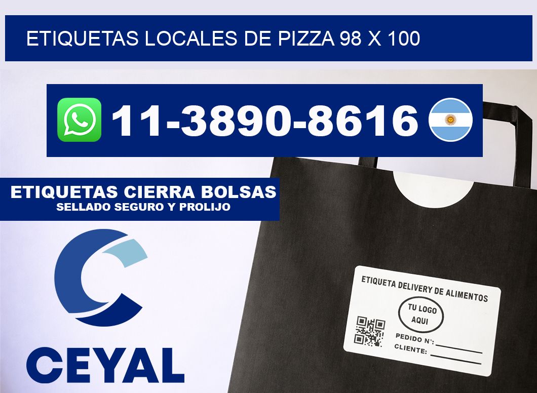 etiquetas locales de pizza 98 x 100