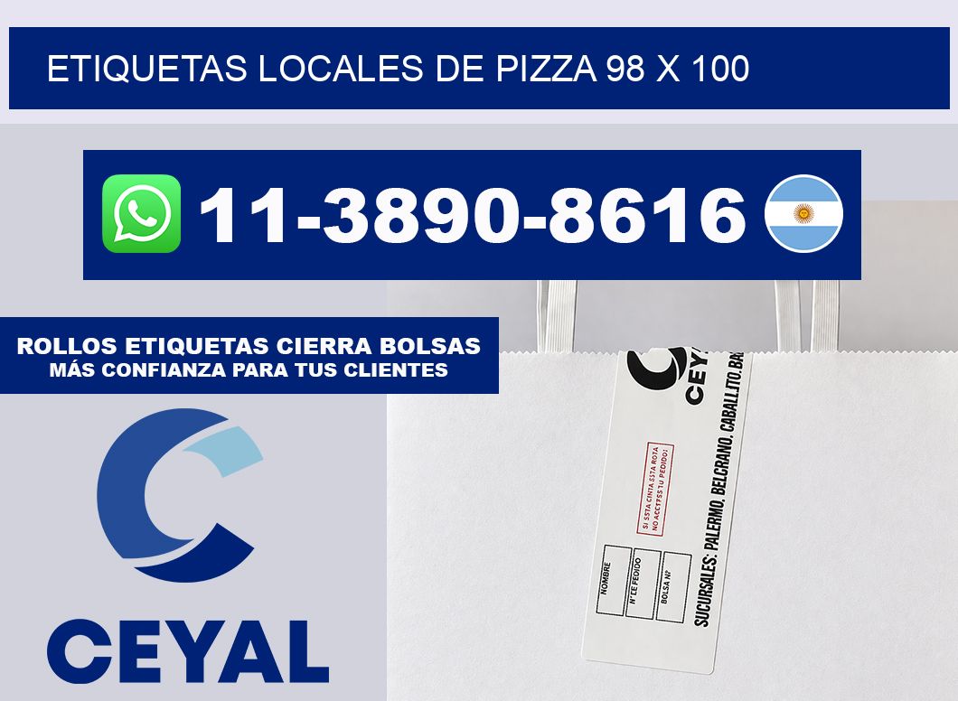 etiquetas locales de pizza 98 x 100
