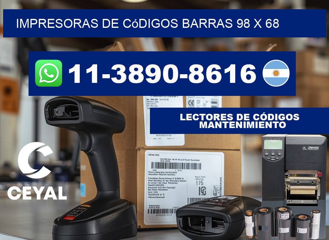 impresoras de códigos barras 98 x 68
