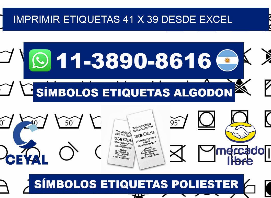 imprimir etiquetas 41 x 39 desde excel