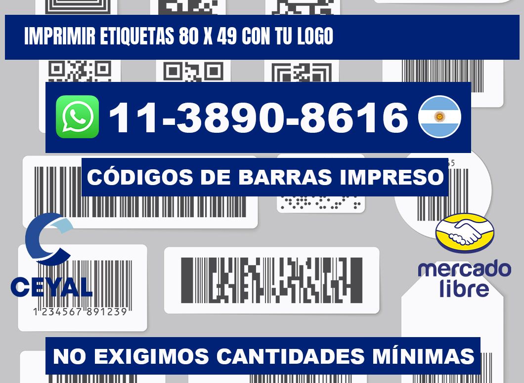 imprimir etiquetas 80 x 49 con tu logo