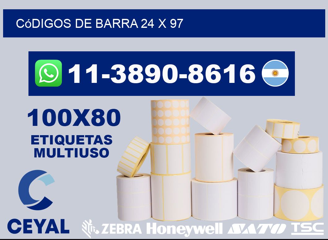 códigos de barra 24 x 97