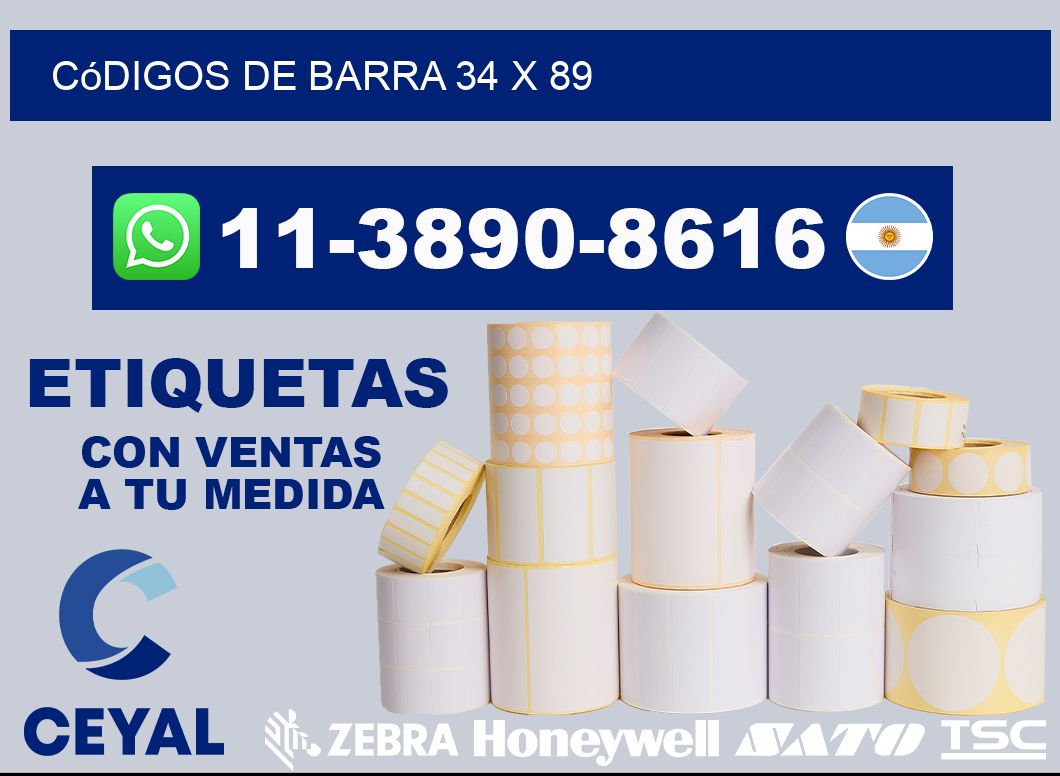códigos de barra 34 x 89