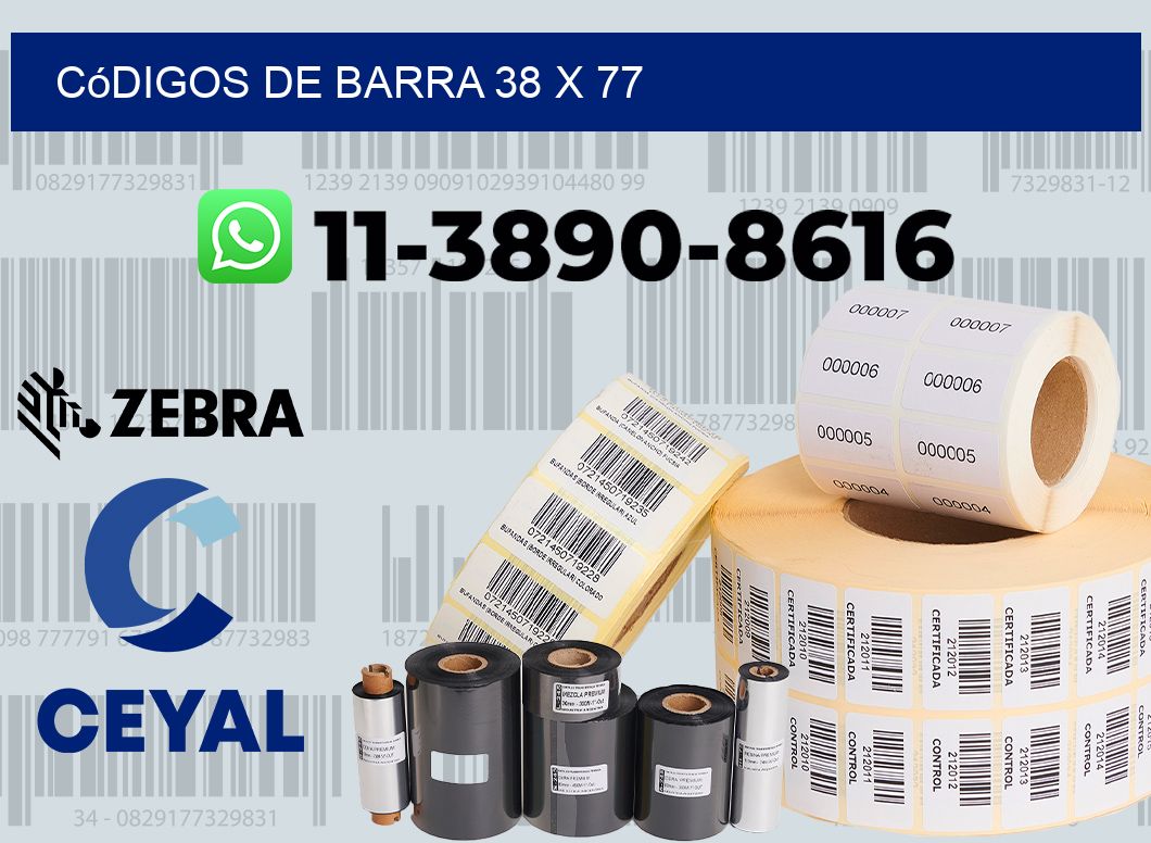 códigos de barra 38 x 77