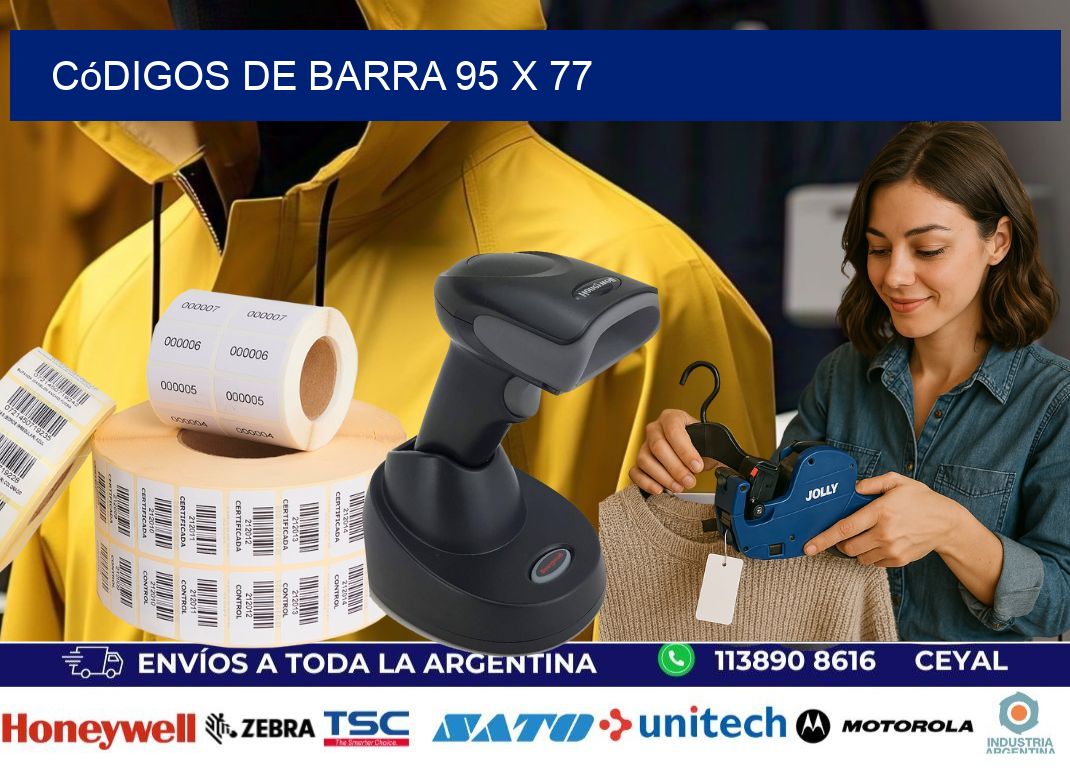 códigos de barra 95 x 77