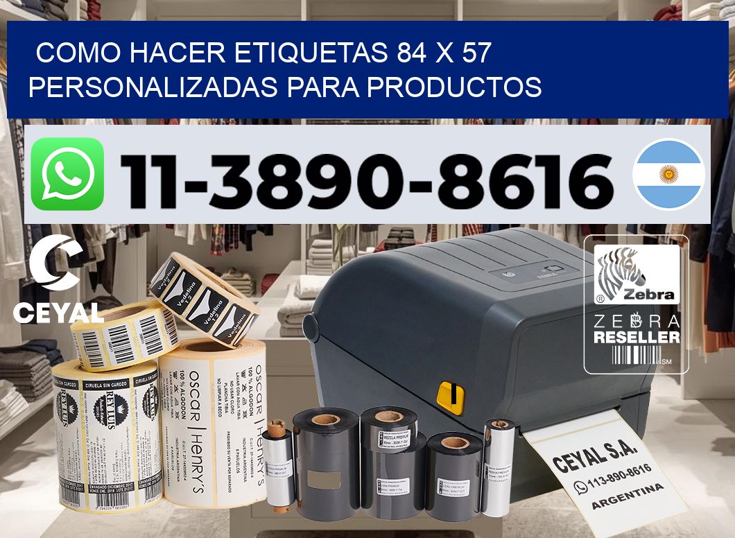 como hacer etiquetas 84 x 57 personalizadas para productos