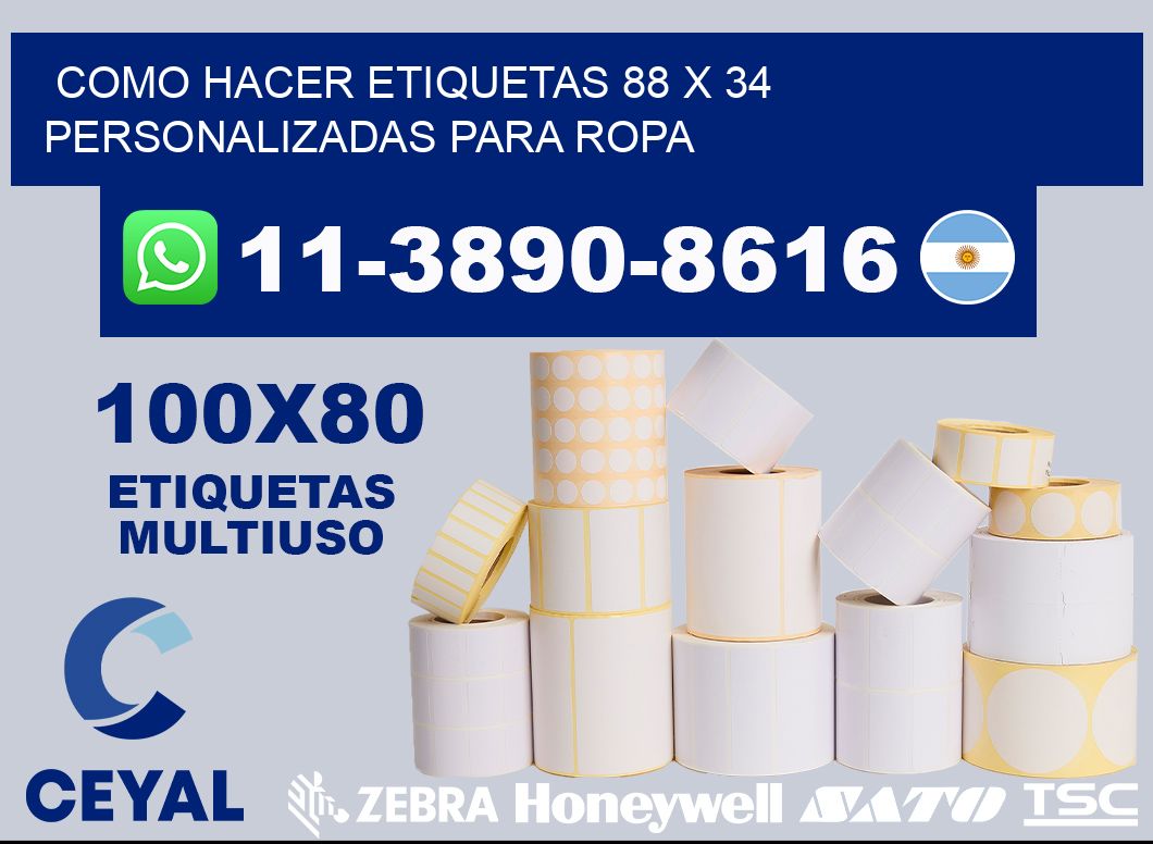 como hacer etiquetas 88 x 34 personalizadas para ropa