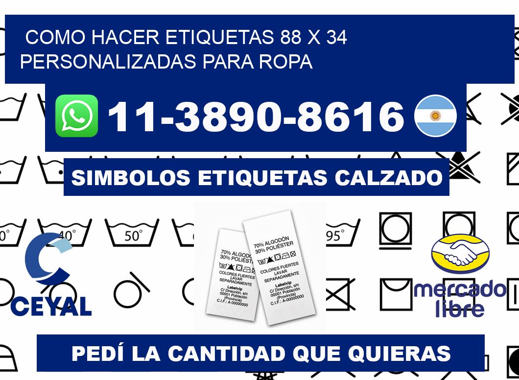 como hacer etiquetas 88 x 34 personalizadas para ropa