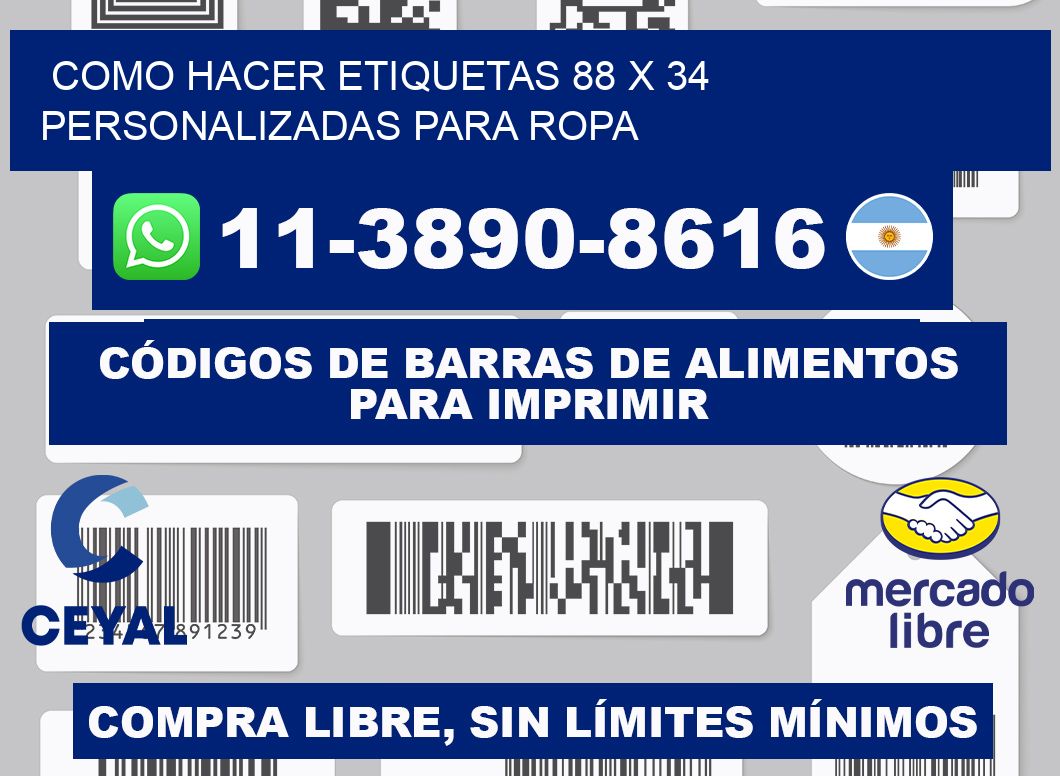 como hacer etiquetas 88 x 34 personalizadas para ropa