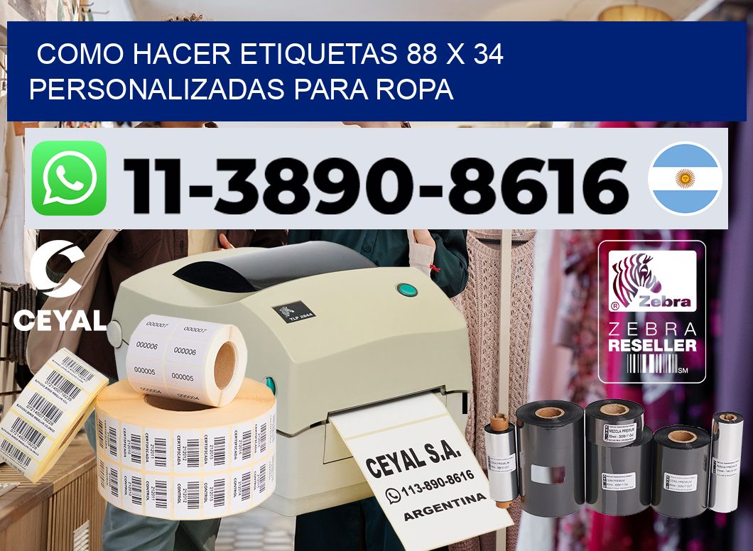 como hacer etiquetas 88 x 34 personalizadas para ropa