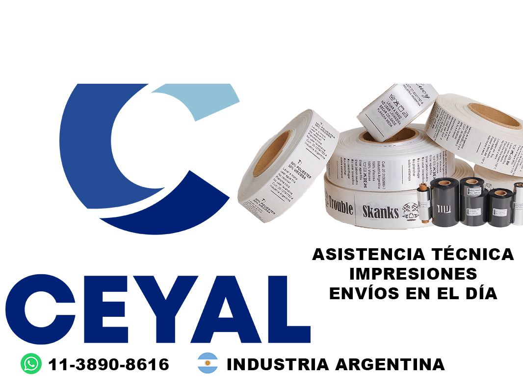 como puedo hacer etiquetas para talles 33 x 22?