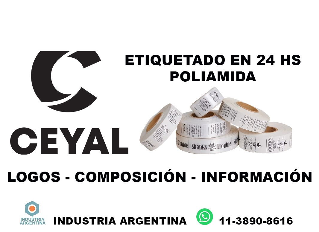como puedo hacer etiquetas para talles 56 x 97?