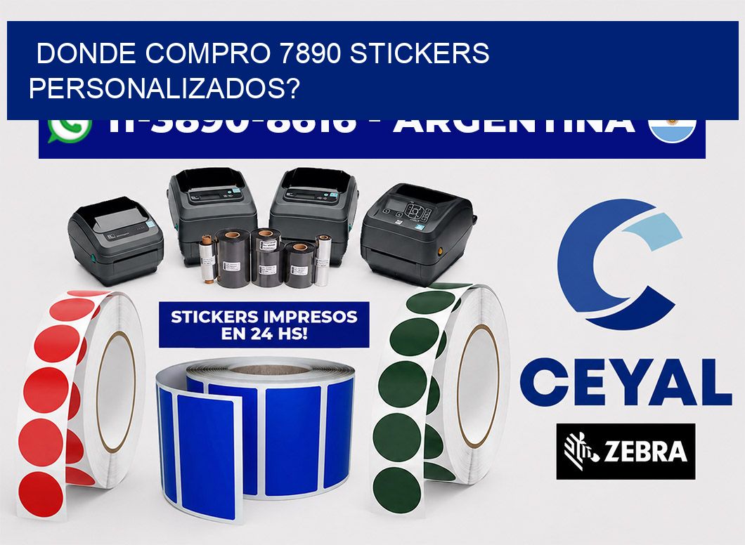 donde compro 7890 stickers personalizados?