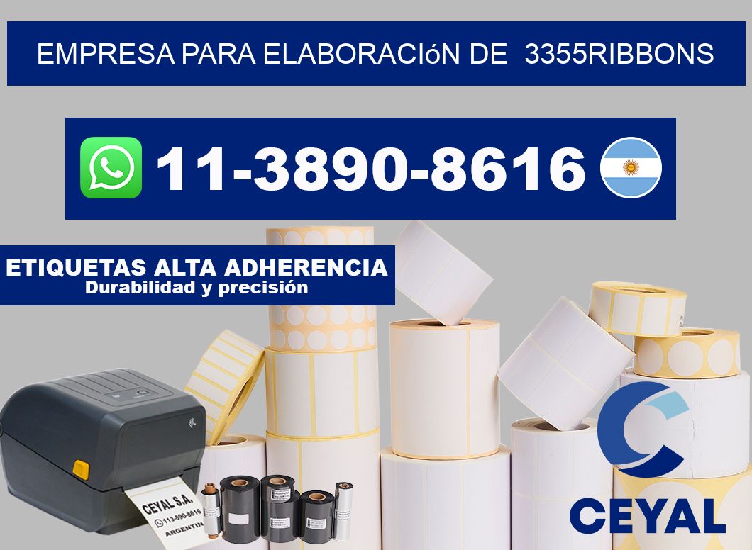 empresa para elaboración de  3355ribbons