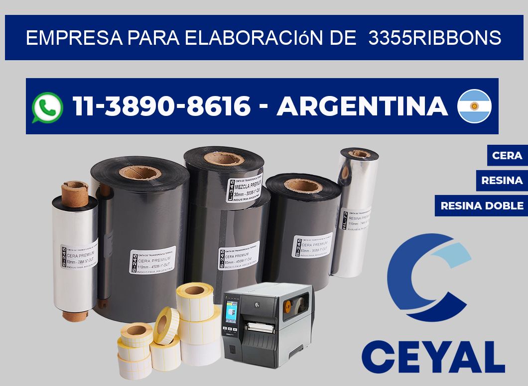 empresa para elaboración de  3355ribbons