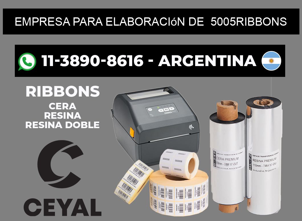 empresa para elaboración de  5005ribbons