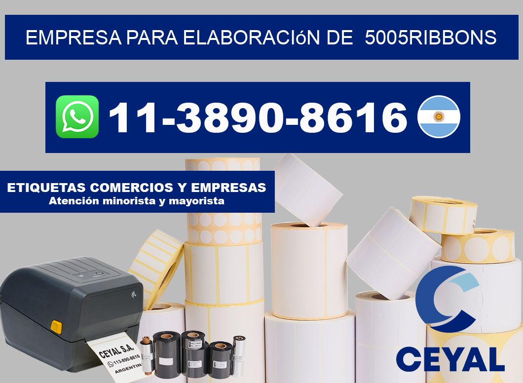 empresa para elaboración de  5005ribbons