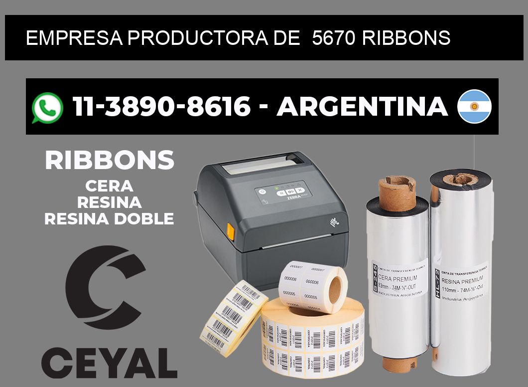 empresa productora de 5670 ribbons
