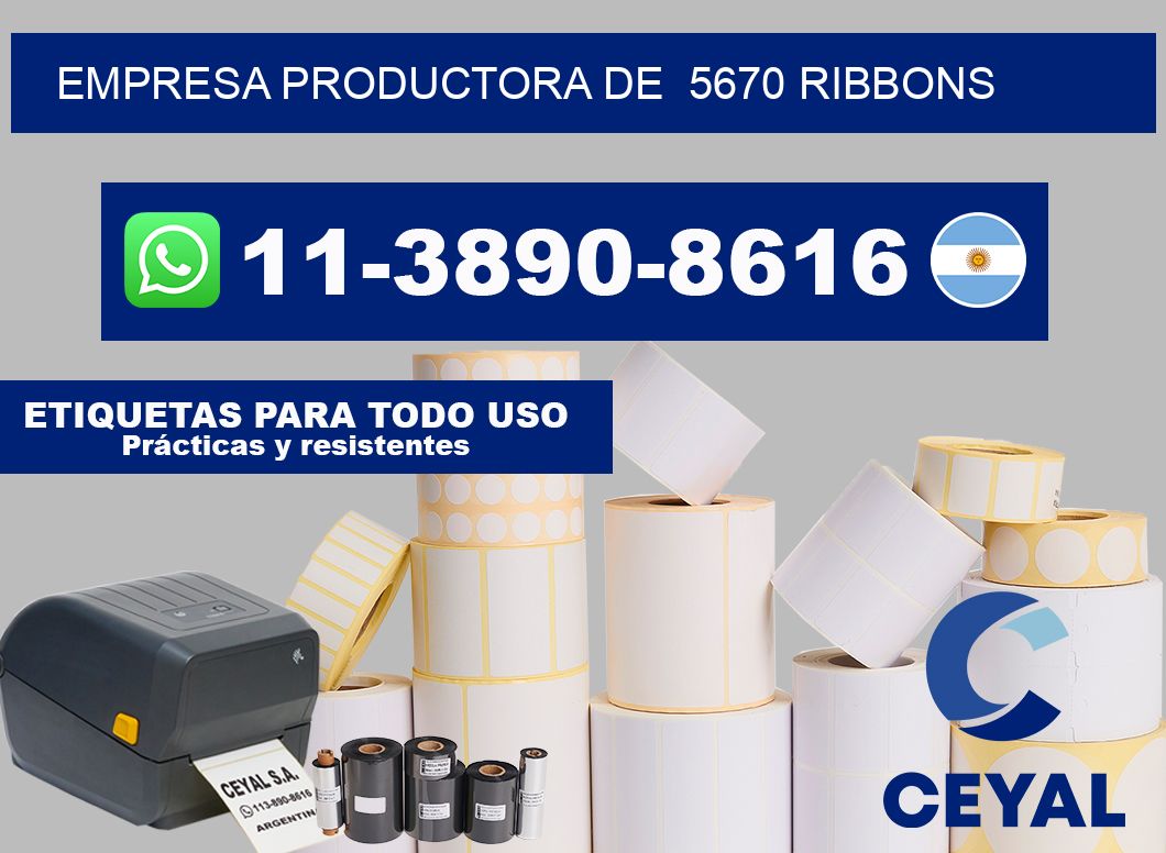 empresa productora de  5670 ribbons