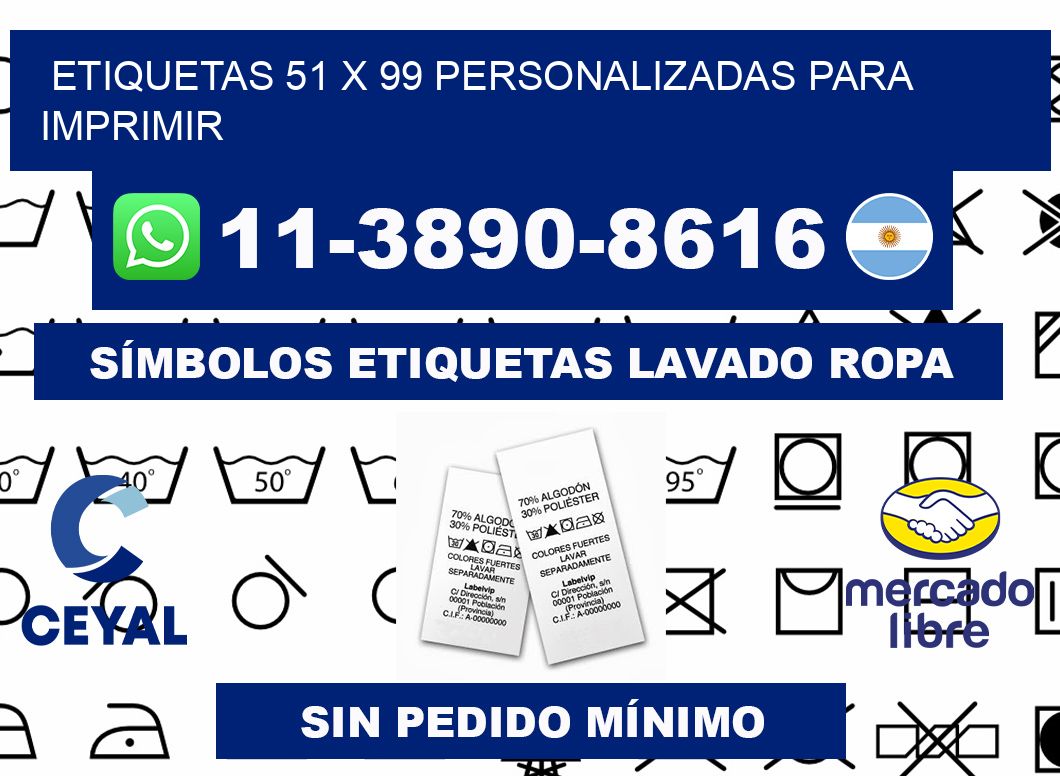 etiquetas 51 x 99 personalizadas para imprimir